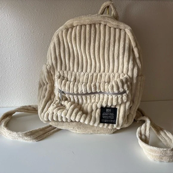BDG | Bags | Beigecream Corduroy Backpack | Poshmark display picture 3